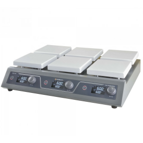 LABTRON  EVO HS1-M6 Altılı Isıtıcılı Manyetik Karıştırıcı