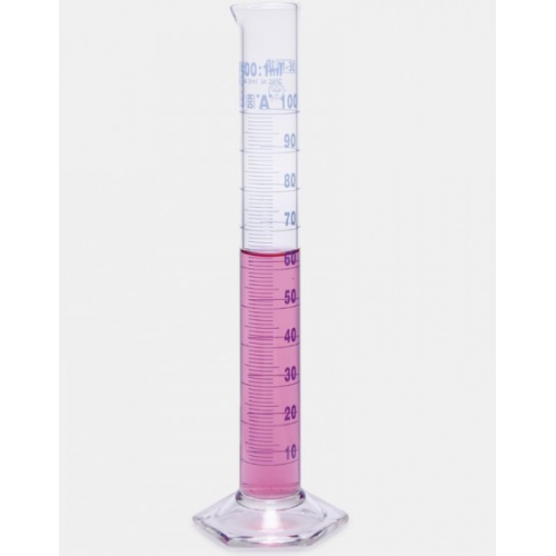 Isolab Mezür - Uzun Form - Hexagonal Cam Tabanlı - 25 Ml - 2 Adet/Paket