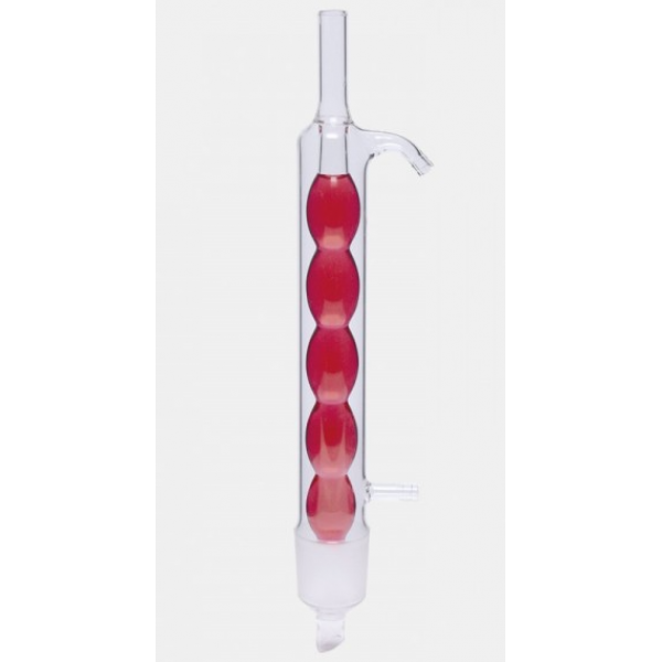 Isolab Soğutucu - Allihn - Soxhlet İçin - 100/250 Ml - Erkek Şilif : Ns 45/40 - Cam Yan Kol