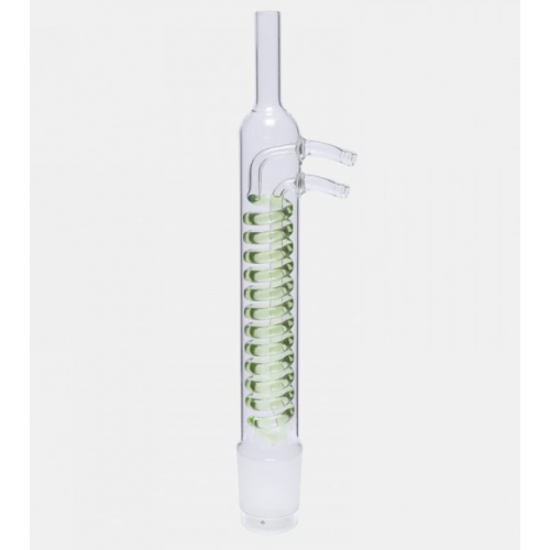 Isolab Soğutucu- Dimroth - Soxhlet İçin - 30 Ml - Erkek Şilif : Ns 29/32 - Cam Yan Kol