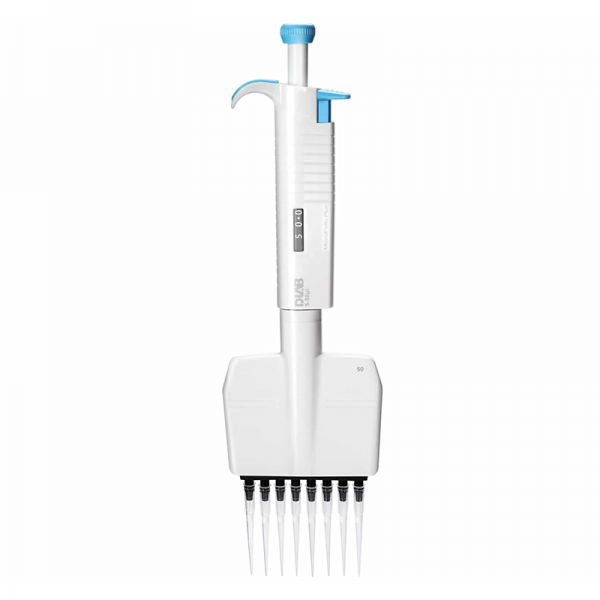 DLAB MicroPette Plus 8 Kanallı  Ayarlanabilir Otomatik Pipet 5.0-50.0 μL