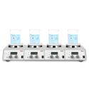 DLAB MS-H340-S4 4 Bölmeli Isıtıcılı Manyetik Karıştırıcı  200... 1.500 rpm / 25... 340 ℃ / 4 x 10 L