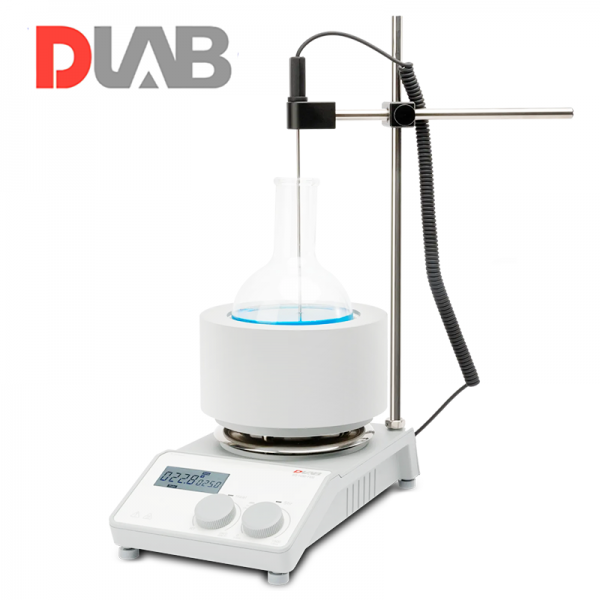 DLAB MS-H280-F500 Mantolu Isıtıcılı Manyetik Karıştırıcı 200... 1.500 rpm / 25... 280 °C / 500 mL Balon için