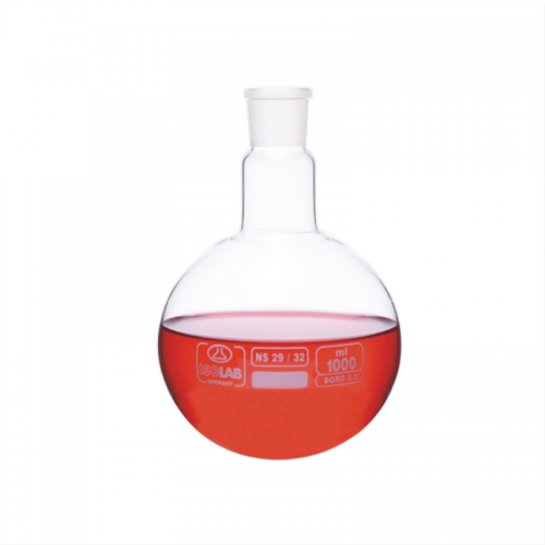 ISOLAB Balon - Cam - Dibi Yuvarlak - Şilifli - 100 ml - NS14/23