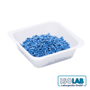 ISOLAB Tartım Kabı - P.S - Kare Form - Beyaz - 250 mL - Gamma Steril -  10 Adet/Paket