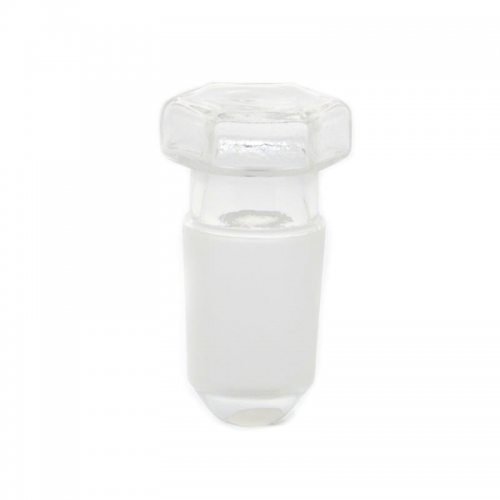 ISOLAB Tıpa - Cam - Şeffaf - Hexagonal Kapaklı - NS 34/35 / 1 Adet
