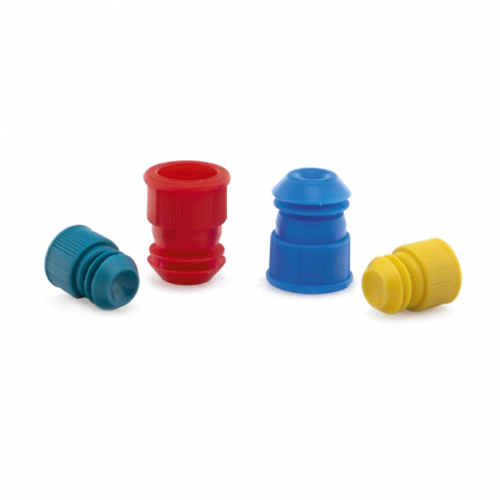 ISOLAB Tüp Tıpası - Flanj - 12/13 mm Tüpler İçin - Mavi - 100 Adet/Poşet