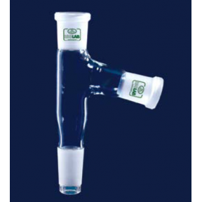 ISOLAB Adaptör - Çoklu - 2 Boyunlu - Aşağı Açılı - Dişi Şilif & Erkek Şilif : NS 14/23 - Aşağı Açılı Dişi Şilif : NS 14/23