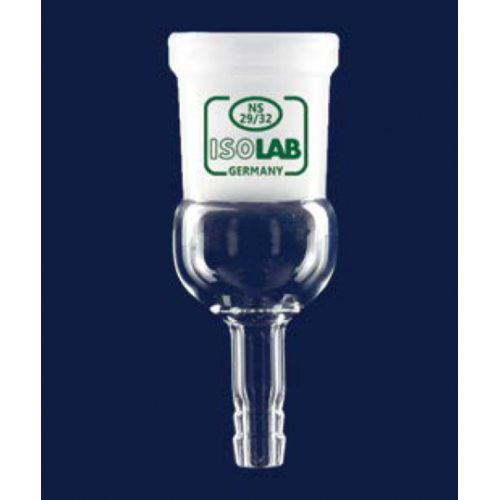ISOLAB Adaptör - Düz - Musluksuz - Çap 8 mm - Dişi Şilif : NS 14/23