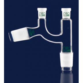 ISOLAB Claisen Başlığı - Erkek Şilif  NS 29/32 - Dişi Şilif 14/23 - Açılı Erkek Şilif NS 14/23