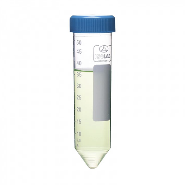 ISOLAB Tüp - Santrifüj - P.P - Non Steril - Vidalı Kapaklı - 50 ml / 50 Adetlik Poşette